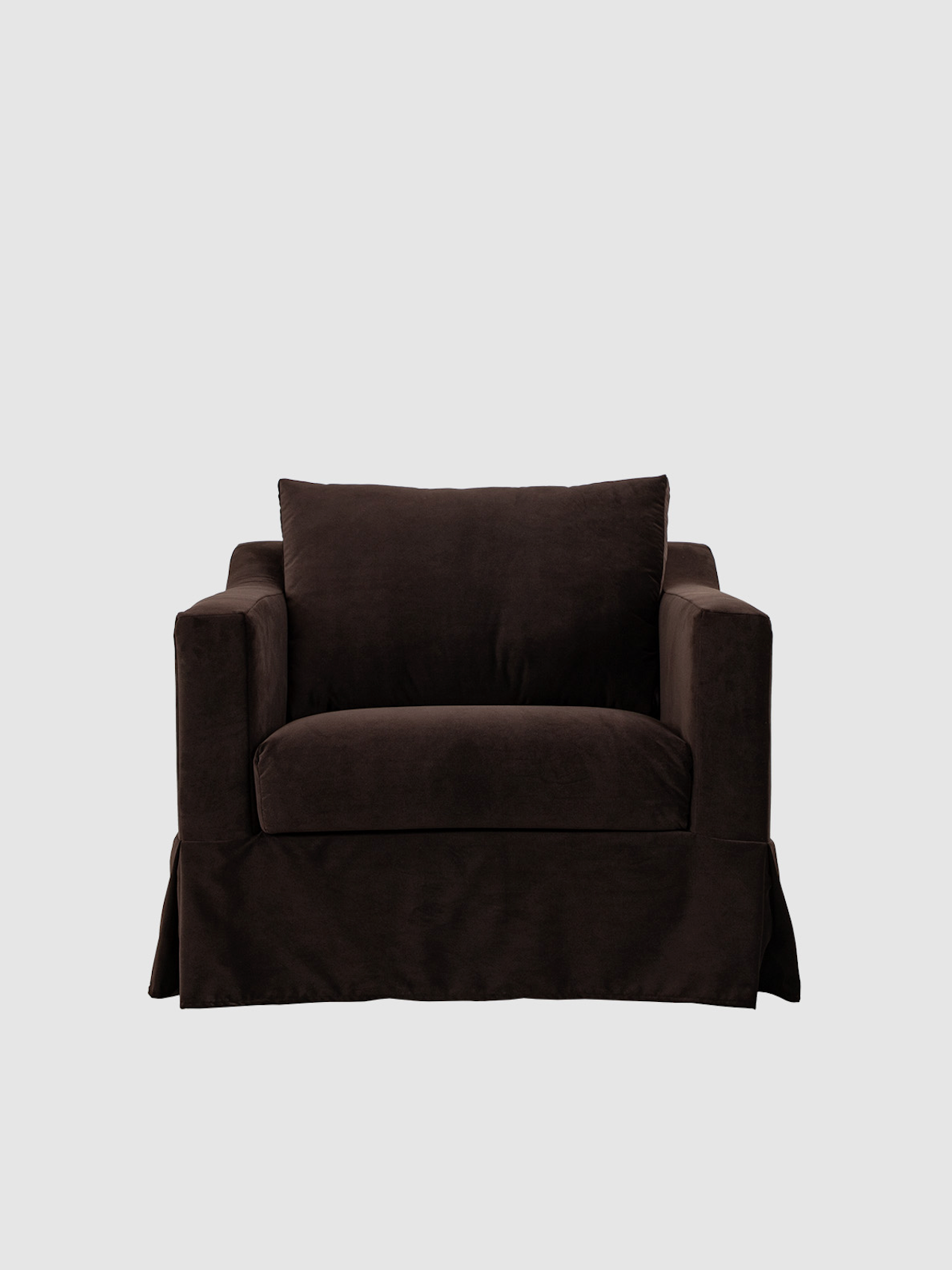 Eden Lounge Chair Chocolate Brown